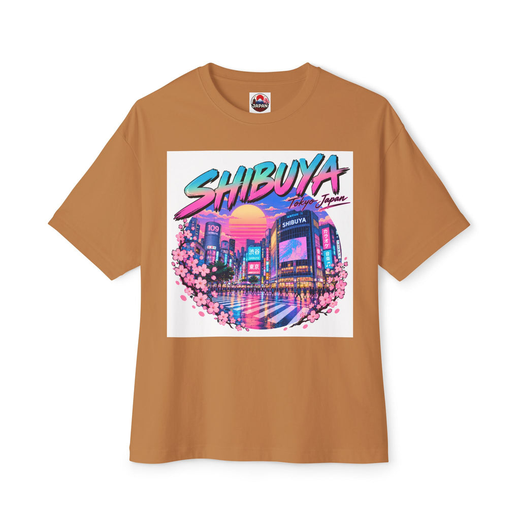 Shibuya Sky 0 Tokyo City Pop Neon Anime Tee — Retro Japanese Cityscape Graphic T-Shirt