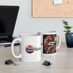 Rokurokubi Yokai Halloween Illustration Mug | Japanese Ghost Art Ceramic Mug