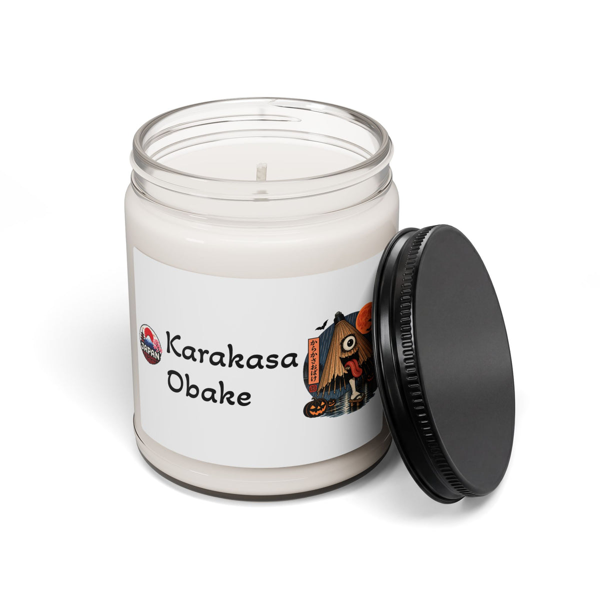 Karakasa Obake Japanese Halloween Illustration Candle | 9oz Soy Candle