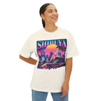Shibuya Sky 6 Tokyo City Pop Neon Anime Tee — Retro Japanese Cityscape Graphic T-Shirt