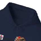 Amikiri Japanese Yokai Halloween Illustration Hoodie | Japanese Yokai monster Emblem