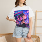 Harajuku Style 11 Neon City Anime Girl T-Shirt – Tokyo Streetwear Graphic Tee