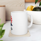 Fujisan Mount Fuji Rising Sun Mug | Ceramic Coffee Cup