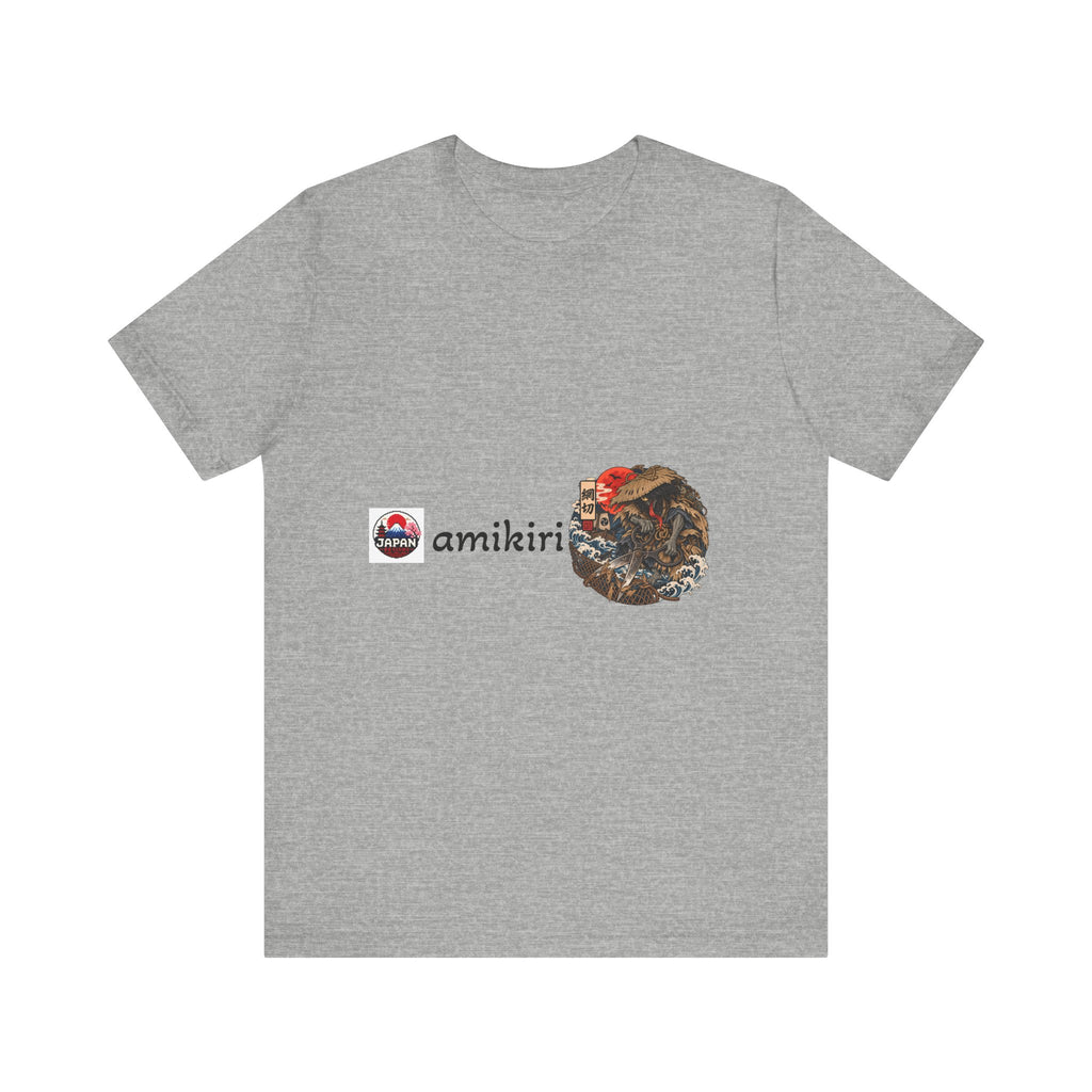 Amikiri yokai Halloween Logo Tee | Japanese Mask Illustration T-Shirt