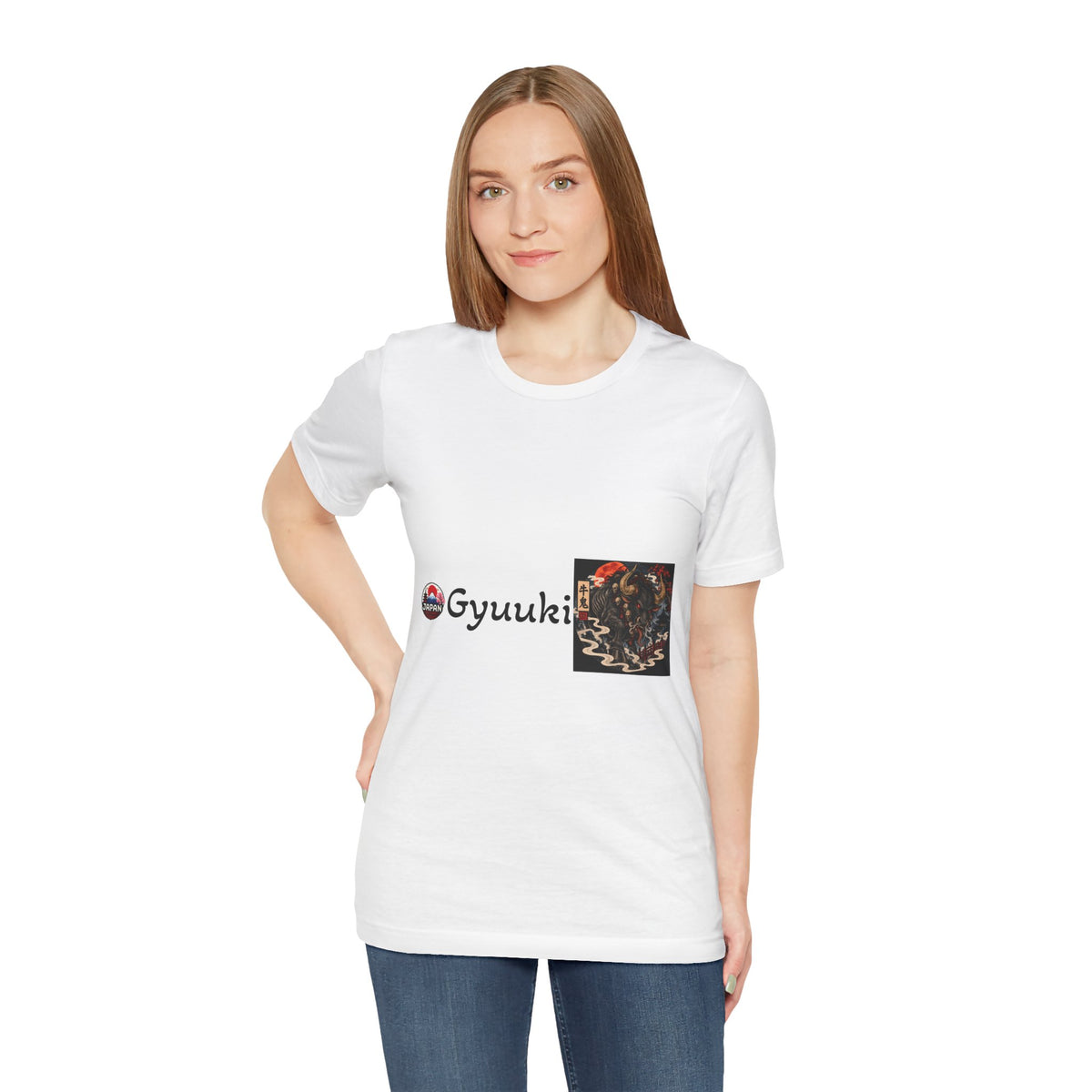 Gyuuki Japanese Yokai Halloween Demon Artwork T-Shirt | Oni Illustration Tee