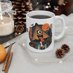 Karakasabake Yokai Illustration Mug | Japan Halloween Ceramic Mug