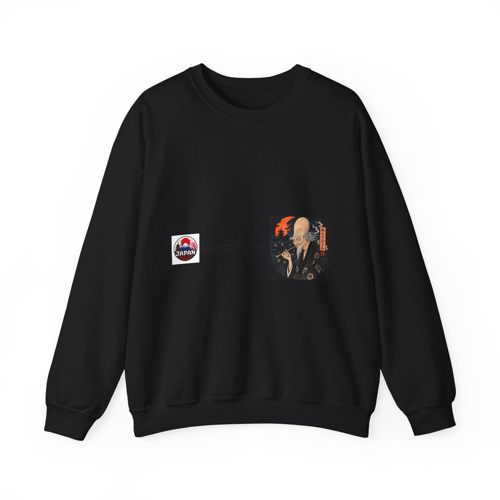 Nurarihyon Yokai halloween Illustration Sweatshirt | Japanese Folklore, Mythic Spirit