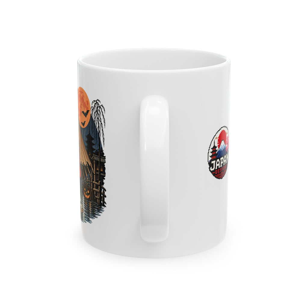 Karakasabake Yokai Illustration Mug | Japan Halloween Ceramic Mug