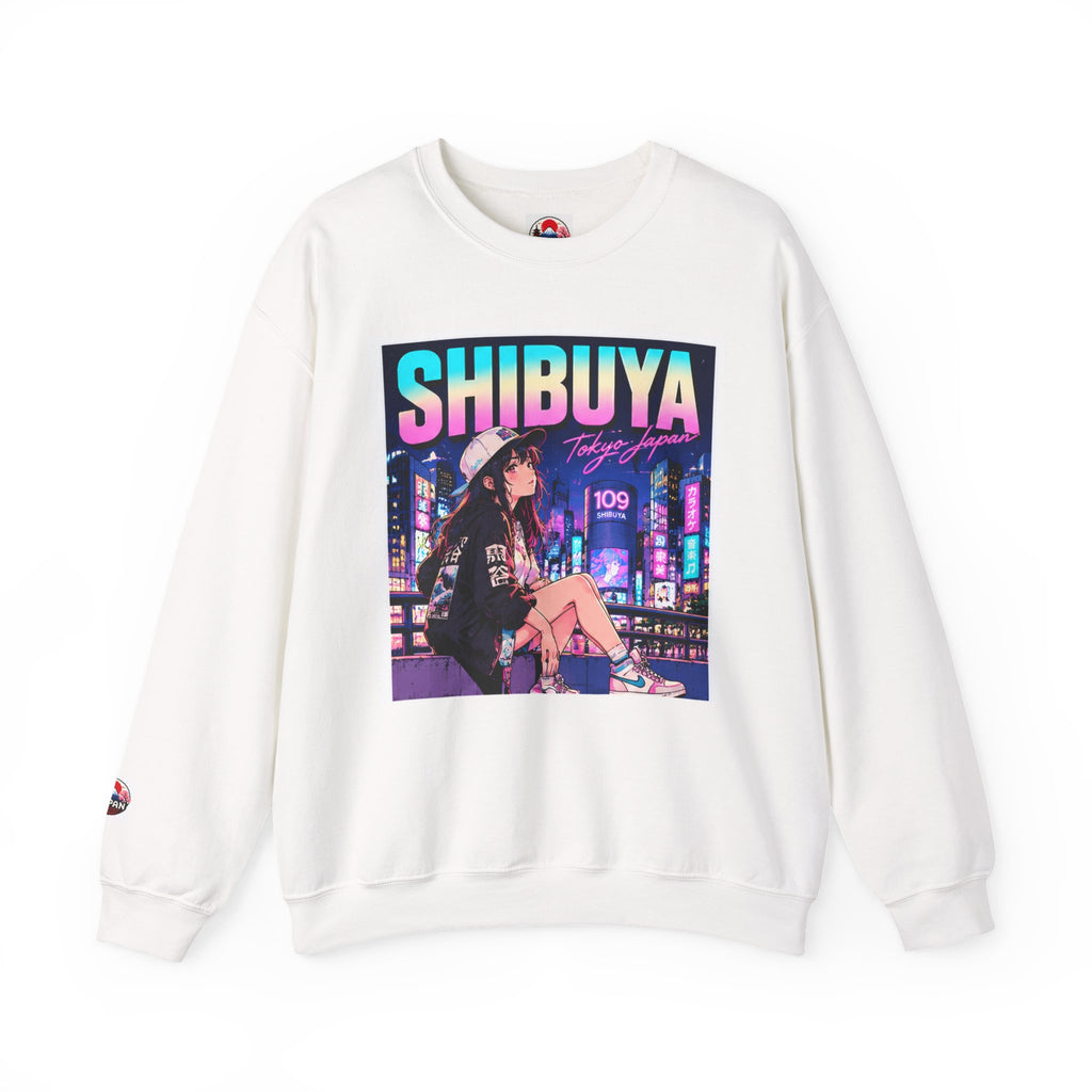 Shibuya Sky 3 Tokyo Neon Anime Crewneck Sweatshirt