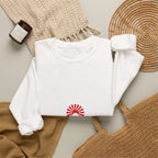 Rising Sun Mount Fuji Sweatshirt | Japanese Kanji Graphic