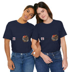 Amikiri yokai Halloween Logo Tee | Japanese Mask Illustration T-Shirt