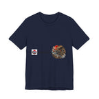 Amikiri yokai Halloween Logo Tee | Japanese Mask Illustration T-Shirt
