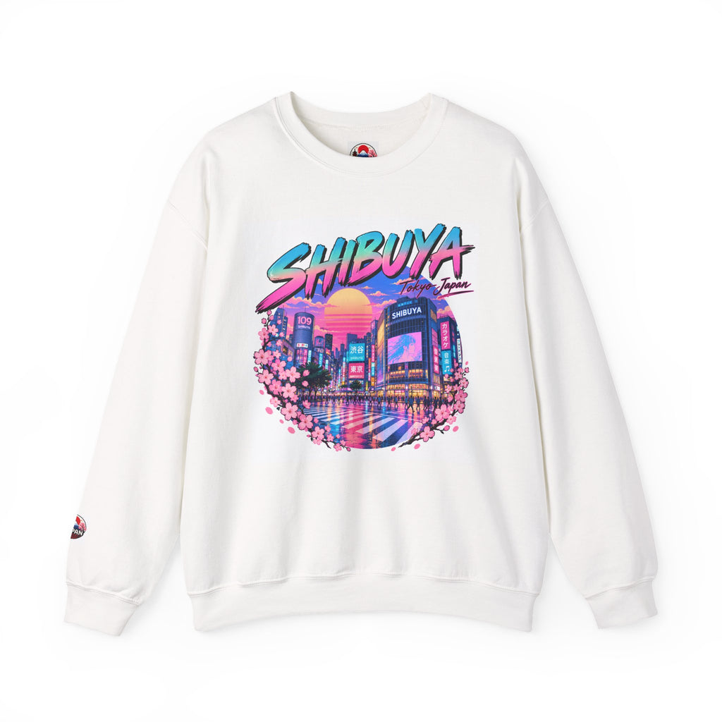 Shibuya Sky 0 Tokyo Neon Anime Crewneck Sweatshirt