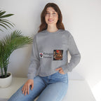 Mokugyo Daruma Yokai Halloween Illustration Crewneck Sweatshirt | Japanese Buddhist Motif