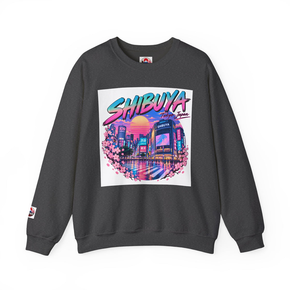 Shibuya Sky 0 Tokyo Neon Anime Crewneck Sweatshirt