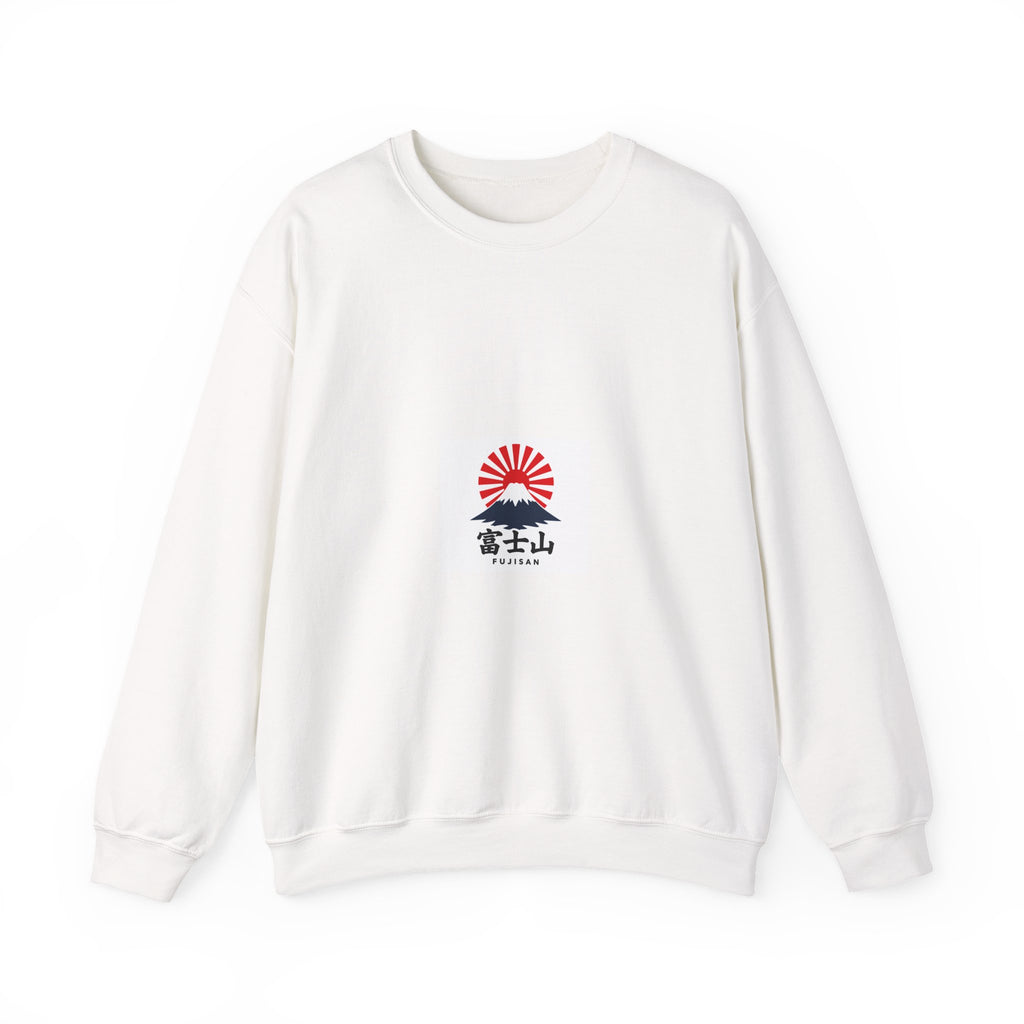 Rising Sun Mount Fuji Sweatshirt | Japanese Kanji Graphic