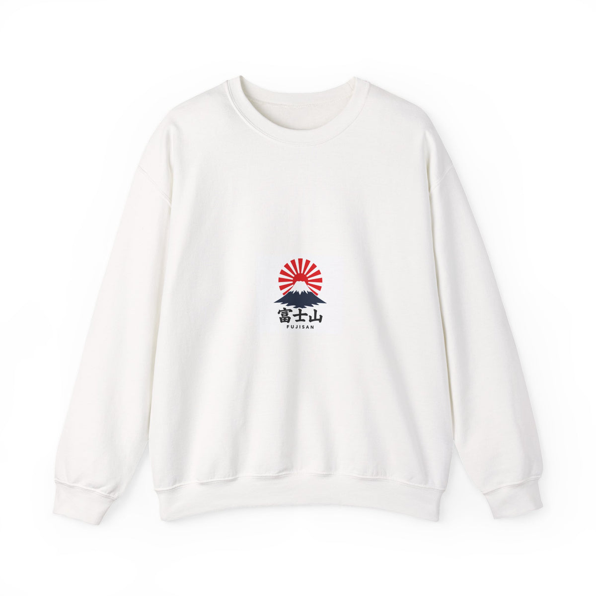 Rising Sun Mount Fuji Sweatshirt | Japanese Kanji Graphic