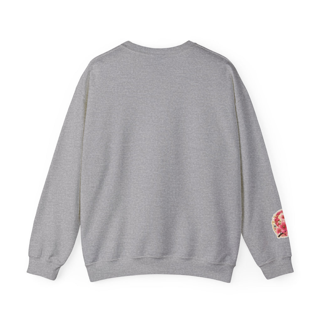 SAKURA Cherry Blossom Crewneck Sweatshirt — Sakura Floral Graphic