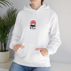 Rising Sun Mount Fuji Hoodie | Japanese Kanji Graphic