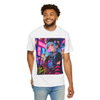 Harajuku Style 4 Neon City Anime Girl T-Shirt – Tokyo Streetwear Graphic Tee