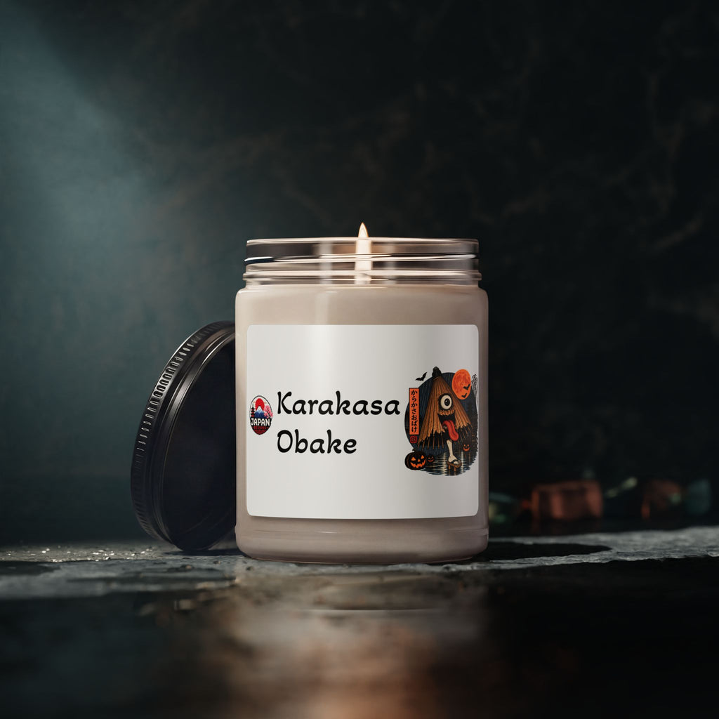 Karakasa Obake Japanese Halloween Illustration Candle | 9oz Soy Candle