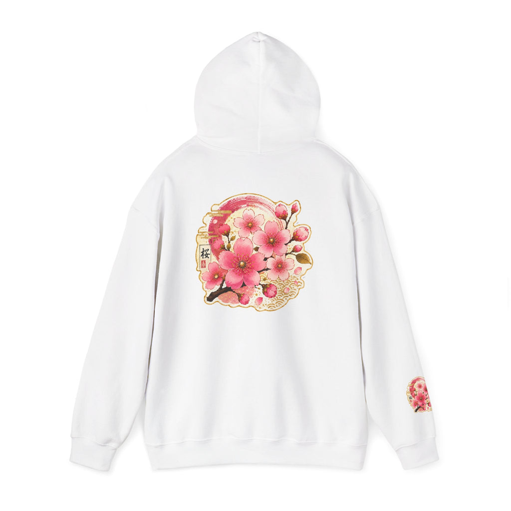 Cherry Blossom Hoodie 2— Pink Sakura Floral Japanese-Inspired Sweatshirt