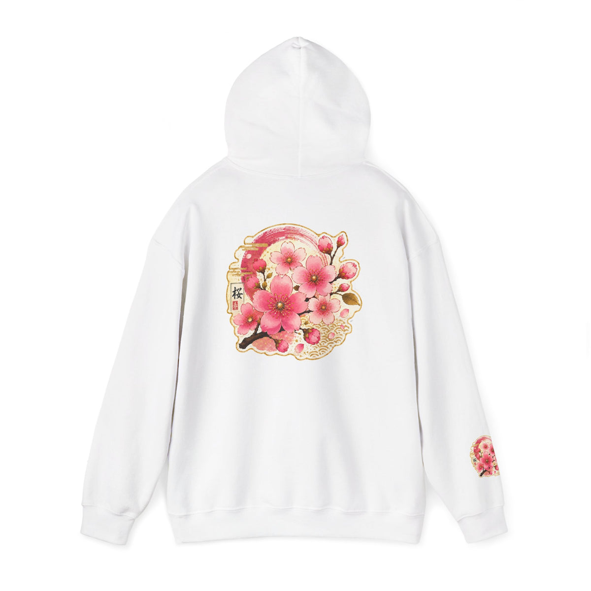 Cherry Blossom Hoodie 2— Pink Sakura Floral Japanese-Inspired Sweatshirt