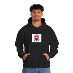 Rising Sun Mount Fuji Hoodie | Japanese Kanji Graphic