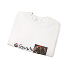 Gyuuki Yokai Halloween with vintage art Sweatshirt | Japanese monster crewneck