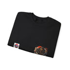 Gyuuki Yokai Halloween with vintage art Sweatshirt | Japanese monster crewneck