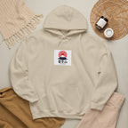 Rising Sun Mount Fuji Hoodie | Japanese Kanji Graphic