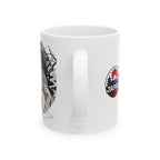 Snow Woman Japanese Ghost Halloween Geisha illustration Mug | Japanese Ukiyo-e style ceramic mug