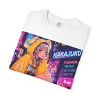 Harajuku Style 10 Neon City Anime Girl T-Shirt – Tokyo Streetwear Graphic Tee