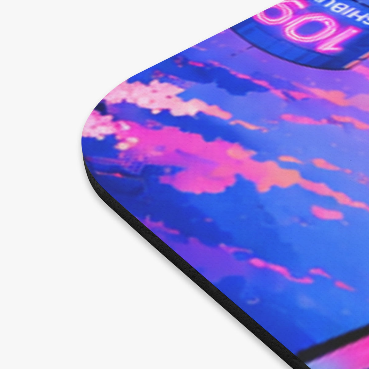Harajuku Style 11 Neon City Anime Girl Mouse Pad — Retro Tokyo Anime Desk Mat