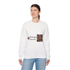 Mokugyo Daruma Yokai Halloween Illustration Crewneck Sweatshirt | Japanese Buddhist Motif