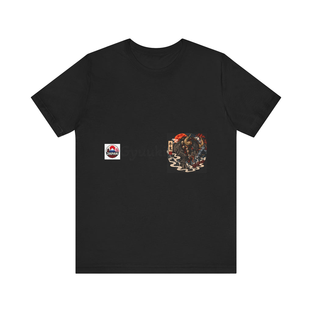 Gyuuki Japanese Yokai Halloween Demon Artwork T-Shirt | Oni Illustration Tee