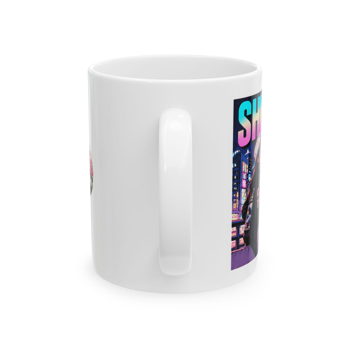 Shibuya Sky 3 Tokyo City Pop Night City Coffee Mug - Shibuya Neon Retro Vaporwave 11oz/15oz
