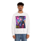 Harajuku Style 4 Neon City Anime Girl Crewneck Sweatshirt — Tokyo Street Anime Graphic