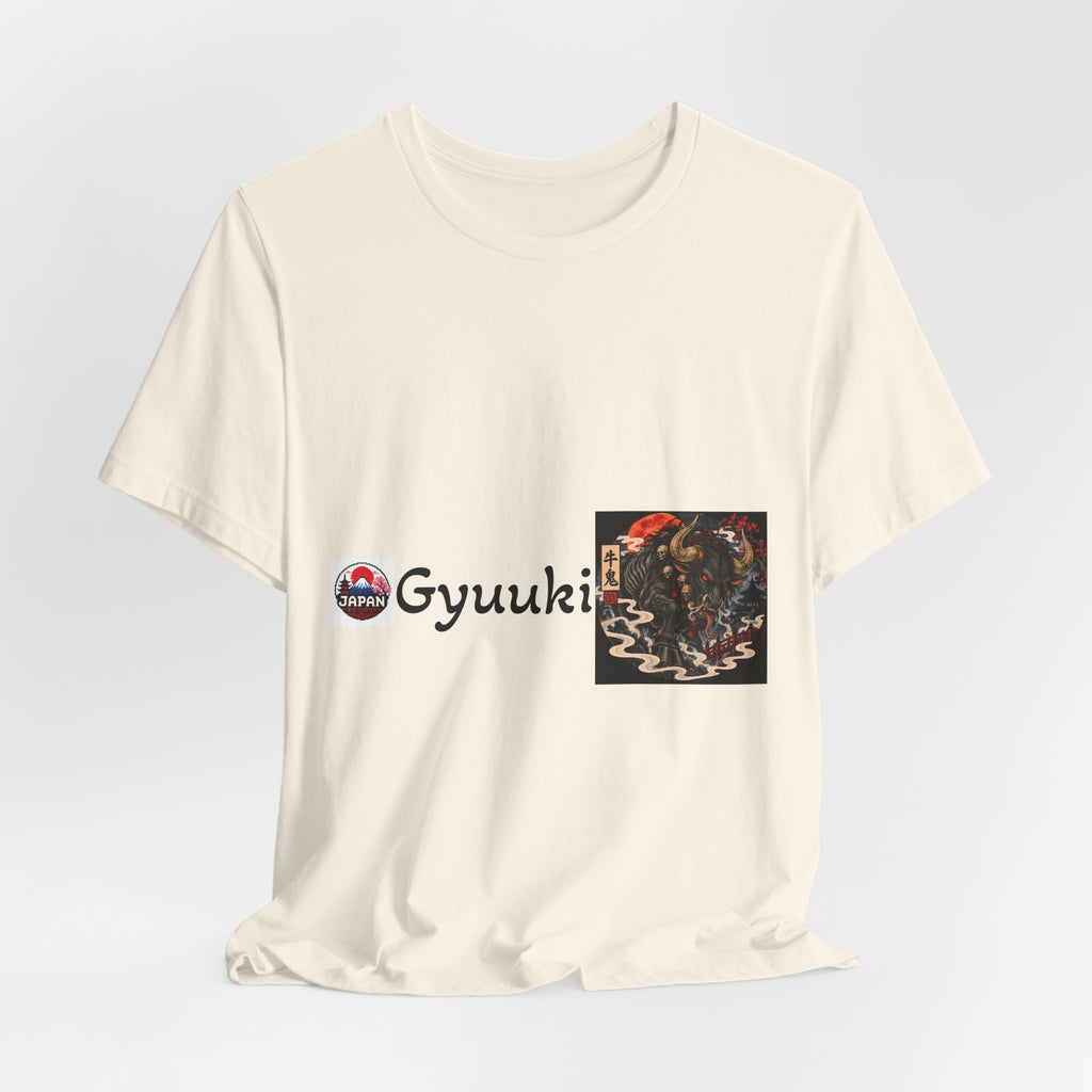 Gyuuki Japanese Yokai Halloween Demon Artwork T-Shirt | Oni Illustration Tee