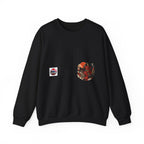 Oni Japanese Demon Yokai Halloween Illustration Sweatshirt | Mythical Yokai Crewneck