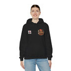 Mokugyo Daruma Yokai Halloween Illustration Hoodie | Japanese Temple Drum Design