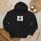 Rising Sun Mount Fuji Hoodie | Japanese Kanji Graphic