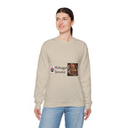 Mokugyo Daruma Yokai Halloween Illustration Crewneck Sweatshirt | Japanese Buddhist Motif