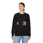 Kyuubi No Kitsune Yokai Halloween Crewneck Sweatshirt | Japanese Fox Spirit Graphic