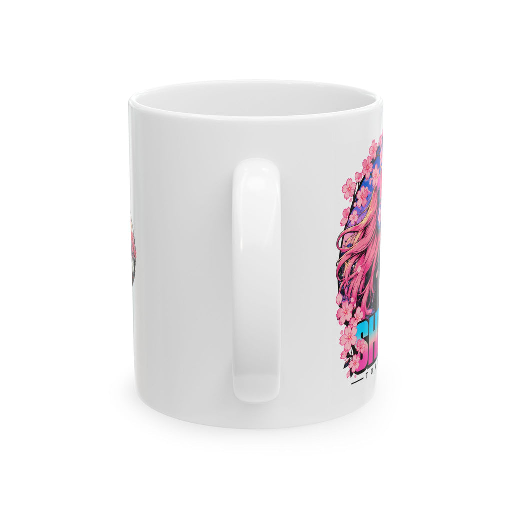 Shibuya Sky 4 Tokyo City Pop Night City Coffee Mug - Shibuya Neon Retro Vaporwave 11oz/15oz