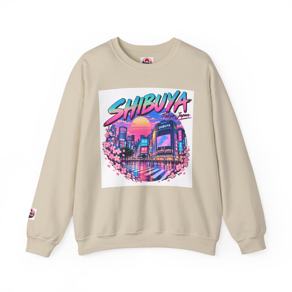 Shibuya Sky 0 Tokyo Neon Anime Crewneck Sweatshirt