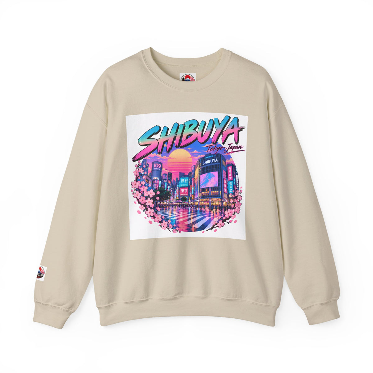 Shibuya Sky 0 Tokyo Neon Anime Crewneck Sweatshirt