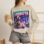 Shibuya Sky 3 Tokyo Neon Anime Crewneck Sweatshirt