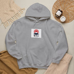 Rising Sun Mount Fuji Hoodie | Japanese Kanji Graphic
