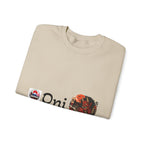 Oni Japanese Demon Yokai Halloween Illustration Sweatshirt | Mythical Yokai Crewneck